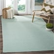 Safavieh Montauk 4' X 6' Hand Woven Cotton Pile Rug in Ivory and Aqua