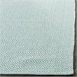 Safavieh Montauk 4' X 6' Hand Woven Cotton Pile Rug in Ivory and Aqua