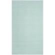 Safavieh Montauk 5' X 8' Hand Woven Cotton Pile Rug in Ivory and Aqua