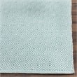 Safavieh Montauk 6' X 9' Hand Woven Cotton Pile Rug in Ivory and Aqua