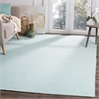 Safavieh Montauk 9' X 12' Hand Woven Cotton Pile Rug in Ivory and Aqua