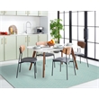 Safavieh Montauk 9' X 12' Hand Woven Cotton Pile Rug in Ivory and Aqua