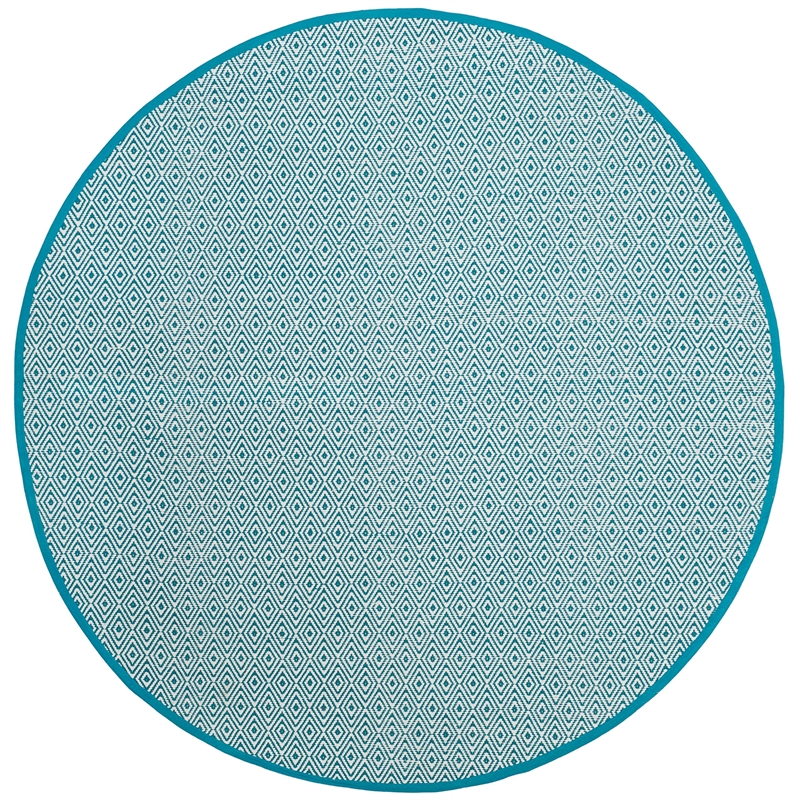 Safavieh Montauk 4' X 4' Round Hand Woven Cotton Rug