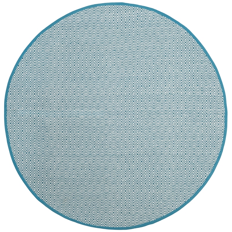 Safavieh Montauk 6' X 6' Round Hand Woven Cotton Rug