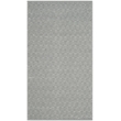 Safavieh Montauk 3' X 5' Hand Woven Cotton Pile Rug in Ivory and Gray