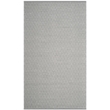 Safavieh Montauk 4' X 6' Hand Woven Cotton Pile Rug in Ivory and Gray