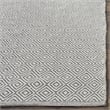 Safavieh Montauk 6' X 9' Hand Woven Cotton Pile Rug in Ivory and Gray