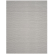 Safavieh Montauk 8' X 10' Hand Woven Cotton Pile Rug in Ivory and Gray