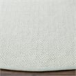 Safavieh Montauk 3' X 5' Hand Woven Cotton Rug in Ivory and Light Blue