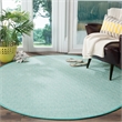 Safavieh Montauk 3' X 5' Hand Woven Cotton Rug in Ivory and Light Blue