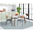 Safavieh Montauk 4' X 6' Hand Woven Cotton Rug in Ivory and Light Blue