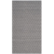 Safavieh Montauk 3' X 5' Hand Woven Cotton Pile Rug in Ivory and Navy