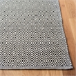 Safavieh Montauk 8' X 10' Hand Woven Cotton Pile Rug in Ivory and Navy