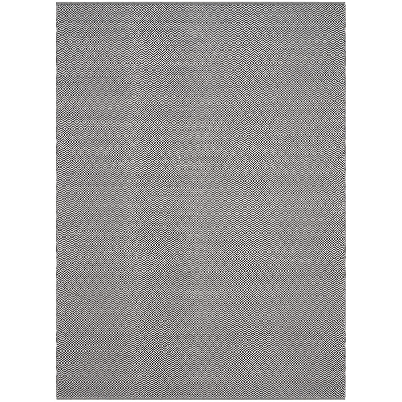 Safavieh Montauk 9' X 12' Hand Woven Cotton Pile Rug in Ivory and Navy