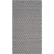 Safavieh Montauk 9' X 12' Hand Woven Cotton Pile Rug in Ivory and Navy