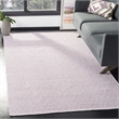 Safavieh Montauk 4' X 6' Hand Woven Cotton Rug in Ivory and Purple