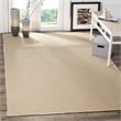 Safavieh Montauk 5' X 8' Hand Woven Cotton Pile Rug in Ivory and Gold