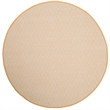 Safavieh Montauk 6' X 6' Round Hand Woven Cotton Rug in Ivory and Gold
