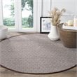 Safavieh Montauk 6' X 6' Round Hand Woven Cotton Rug