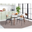 Safavieh Montauk 8' X 10' Hand Woven Cotton Rug in Ivory and Chocolate