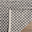 Safavieh Montauk 3' X 5' Hand Woven Cotton Pile Rug in Black and Ivory