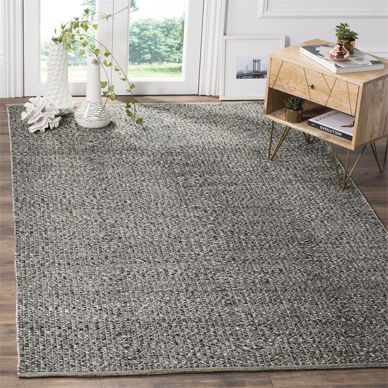 Safavieh Montauk 5' X 8' Hand Woven Cotton Pile Rug in Orange
