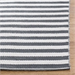 Safavieh Montauk 9' X 12' Hand Woven Cotton Rug in Ivory and Gray