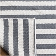 Safavieh Montauk 9' X 12' Hand Woven Cotton Rug in Ivory and Gray