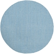 Safavieh Montauk 6' X 6' Round Hand Woven Cotton Rug in Ivory and Blue