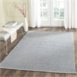 Safavieh Montauk 3' X 5' Hand Woven Cotton Rug in Ivory and Navy