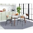 Safavieh Montauk 3' X 5' Hand Woven Cotton Rug in Ivory and Navy