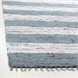 Safavieh Montauk 6' X 9' Hand Woven Cotton Rug in Ivory and Gray