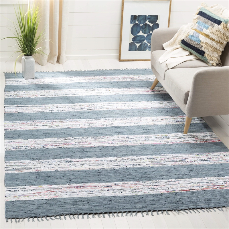 Safavieh Montauk 6' X 6' Square Hand Woven Cotton Rug