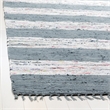 Safavieh Montauk 9' X 12' Hand Woven Cotton Rug in Ivory and Gray