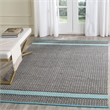 Safavieh Montauk 5' X 8' Hand Woven Cotton Rug in Turquoise