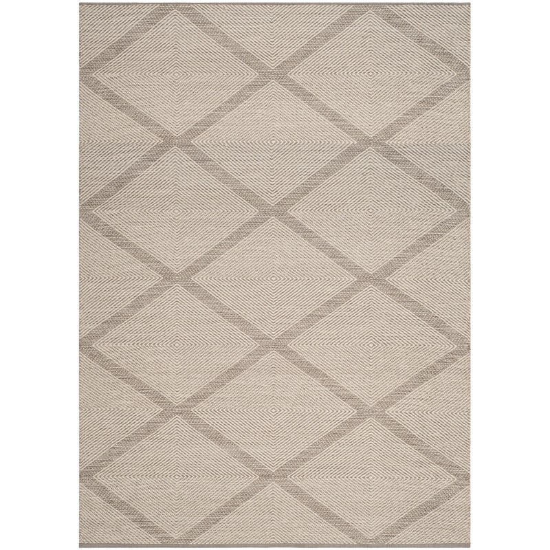 Safavieh Montauk 4' X 6' Hand Woven Cotton Rug in Gray