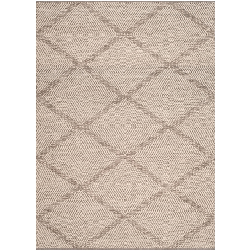 Safavieh Montauk 4' X 6' Hand Woven Cotton Rug in Gray
