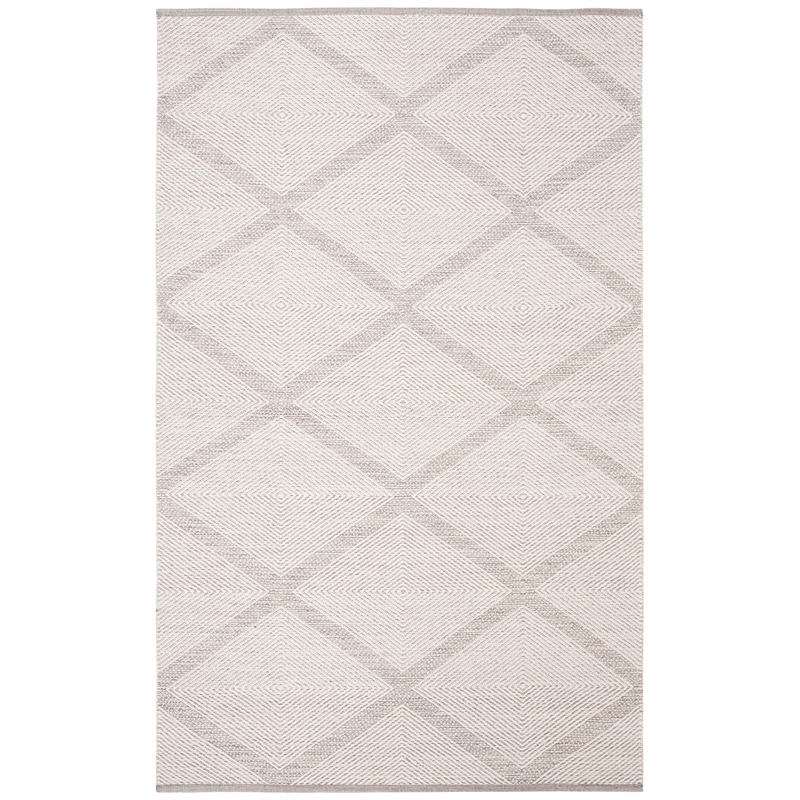 Safavieh Montauk 6' X 9' Hand Woven Cotton Rug in Gray