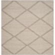 Safavieh Montauk 6' X 6' Square Hand Woven Cotton Rug in Gray