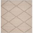 Safavieh Montauk 6' X 6' Square Hand Woven Cotton Rug in Gray