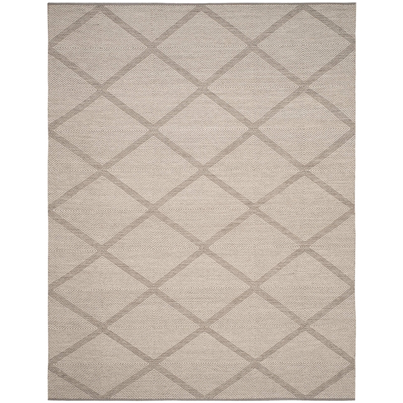 Safavieh Montauk 8' X 10' Hand Woven Cotton Rug in Gray