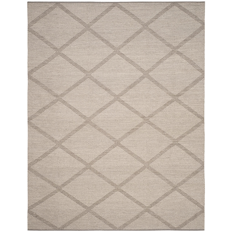 Safavieh Montauk 8' X 10' Hand Woven Cotton Rug in Gray