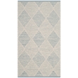 Safavieh Montauk 3' X 5' Hand Woven Cotton Rug in Light Blue