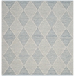 Safavieh Montauk 6' X 6' Square Hand Woven Cotton Rug in Light Blue