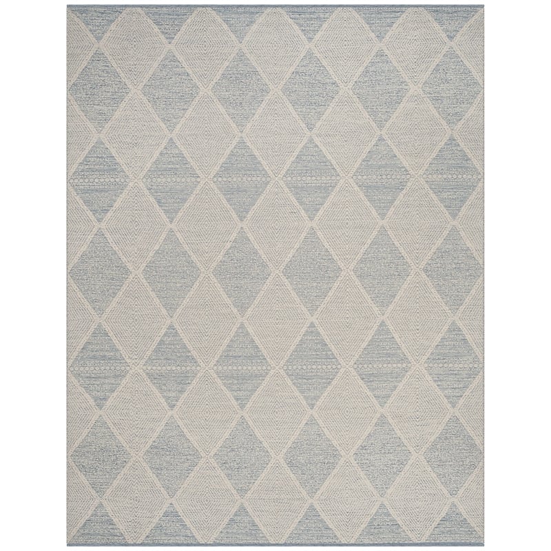 Safavieh Montauk 8' X 10' Hand Woven Cotton Rug in Light Blue
