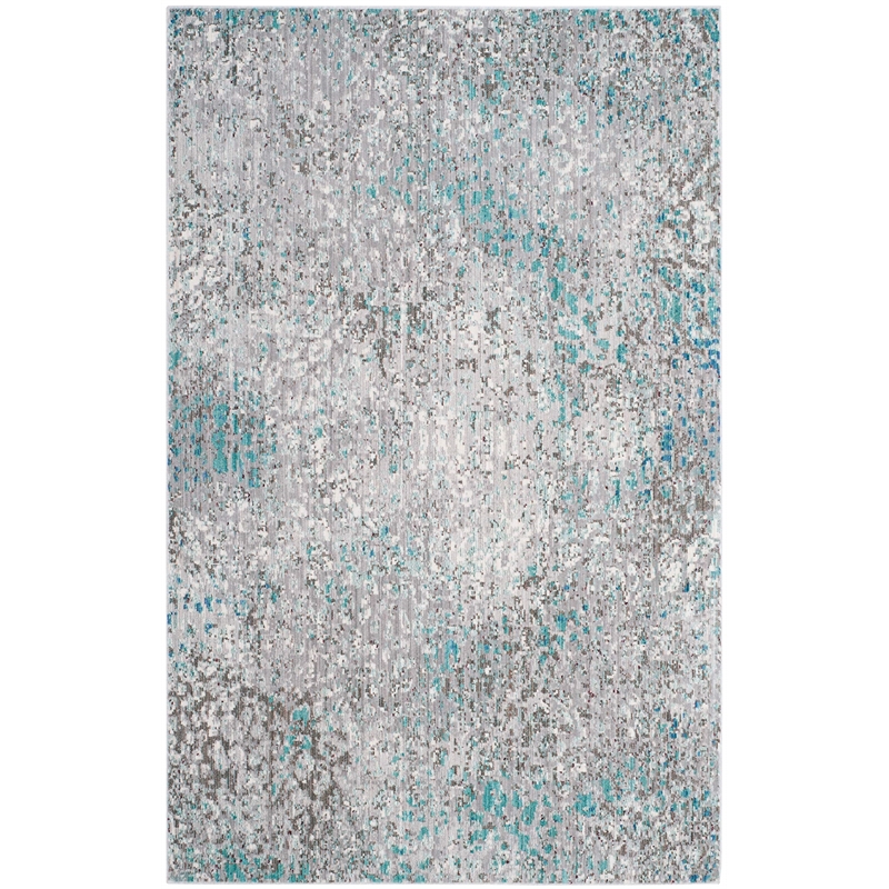 Safavieh Mystique 4' X 6' Rug in Gray and Light Blue