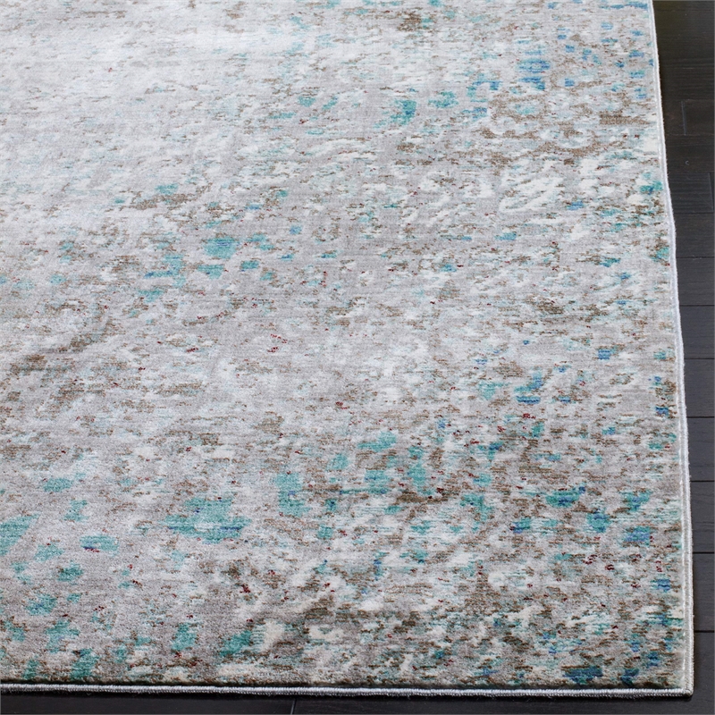 Safavieh Mystique 4' X 6' Rug in Gray and Light Blue