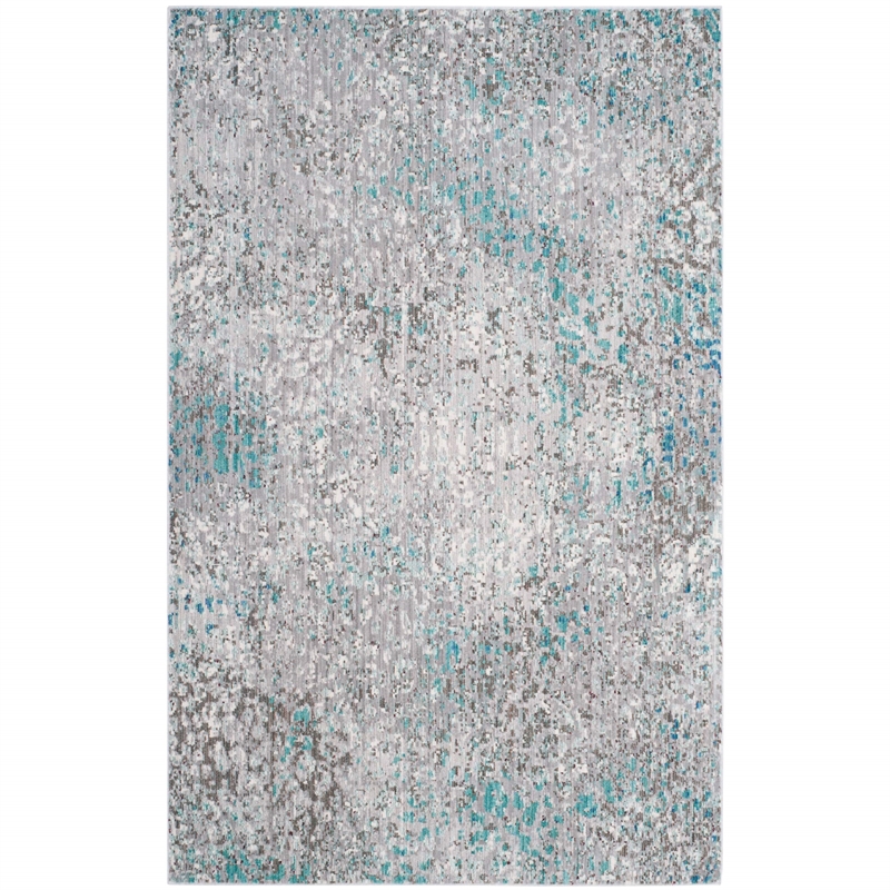 Safavieh Mystique 4' X 6' Rug in Gray and Light Blue