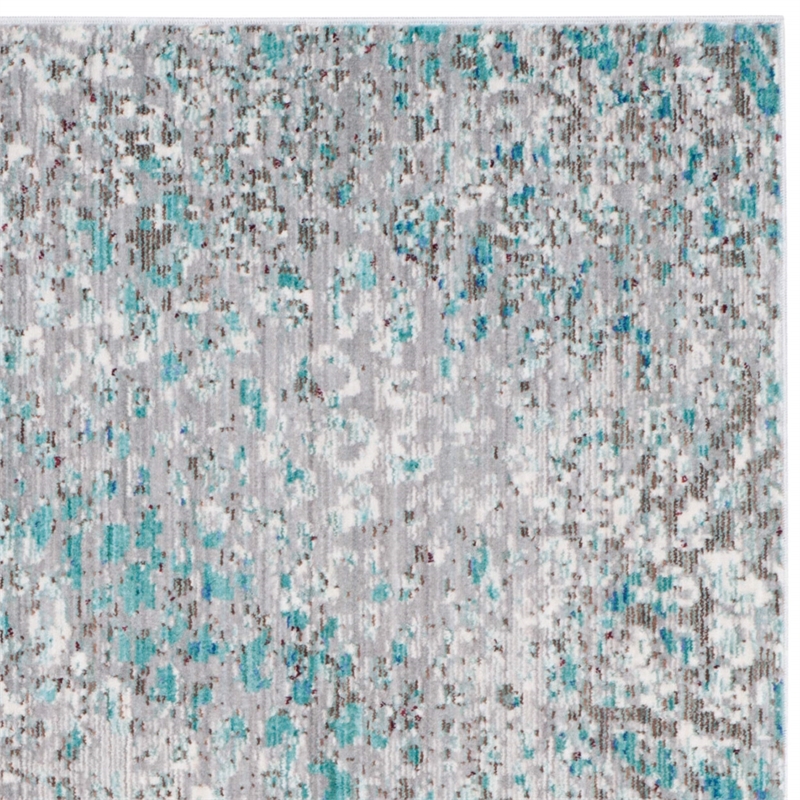 Safavieh Mystique 4' X 6' Rug in Gray and Light Blue
