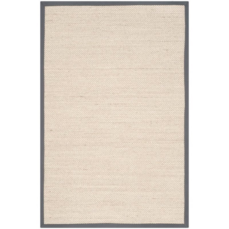 Safavieh Natural Fiber 10' X 14' Sisal Rug in Marble and Dark Gray